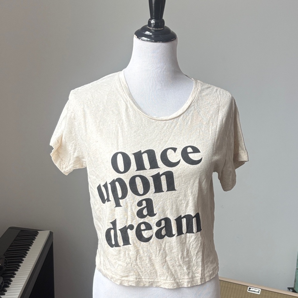 WILDFOX Once Upon a Dream Cream Graphic Tee